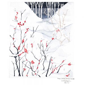 Snow-arrives-berries-survive